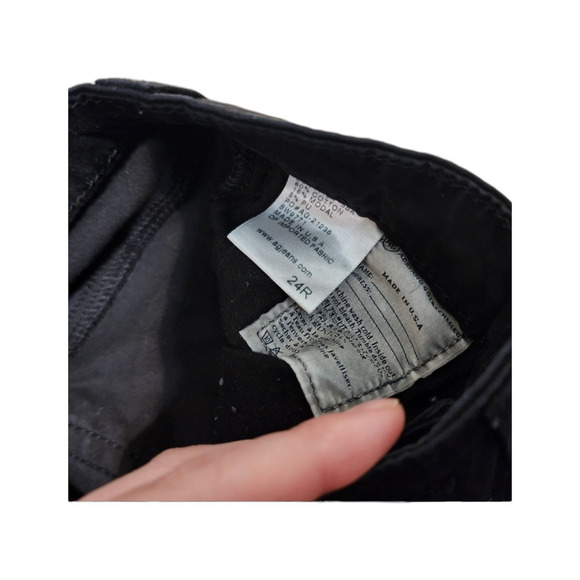 Adriano Goldschmied the stilt black jeans size 24r - Picture 3 of 5